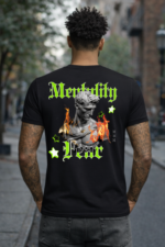 Star Wears Regular Siyah Tişört Tasarım 22