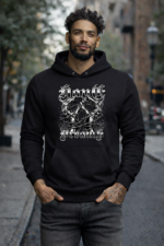 Star Wears Sweatshirt Siyah Tasarım 10