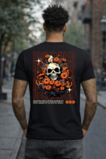 Star Wears Regular Siyah Tişört Tasarım 16