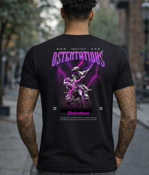 Star Wears Regular Siyah Tişört Tasarım 21