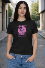 Star Wears Baby Tee Siyah Tasarım 4