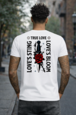 Star Wears Regular Beyaz Tişört Tasarım 9