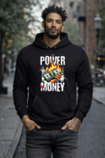 Star Wears Sweatshirt Siyah Tasarım 8