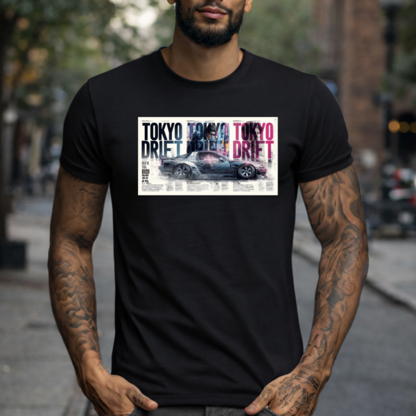 Star Wears Regular Siyah Tişört Tasarım 13