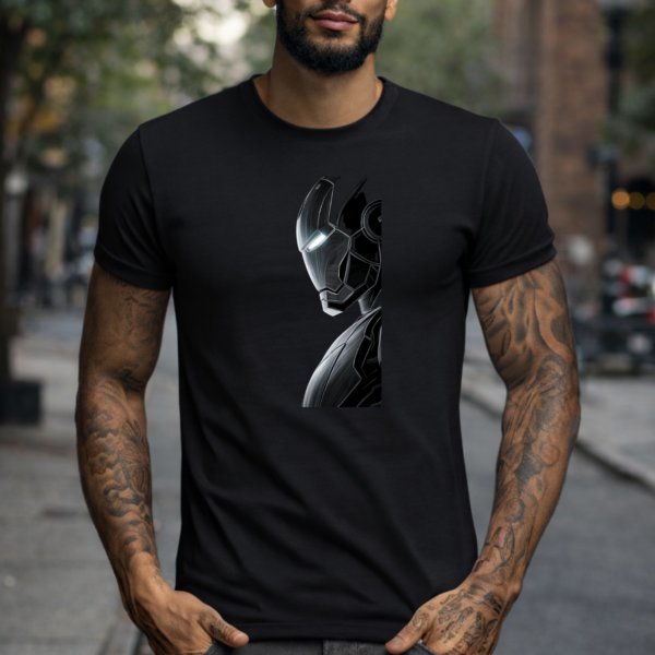 Star Wears Regular Siyah Tişört Tasarım 14