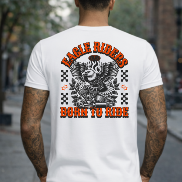 Star Wears Regular Beyaz Tişört Tasarım 8