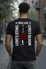 Star Wears Regular Siyah Tişört Tasarım 19