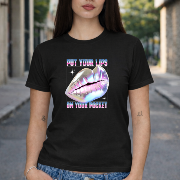 Star Wears Baby Tee Siyah Tasarım 2