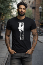 Star Wears Regular Siyah Tişört Tasarım 6