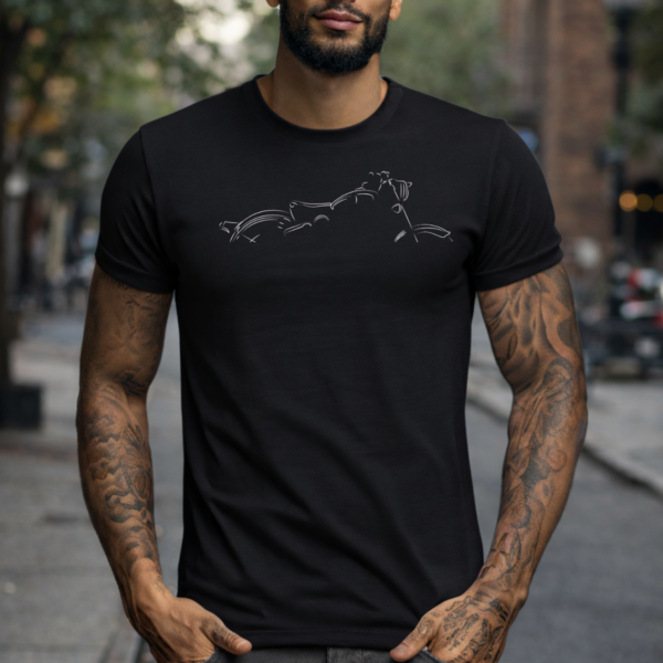 Star Wears Regular Siyah Tişört Tasarım 7