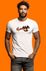 Star Wears Regular Beyaz Tişört Tasarım 4