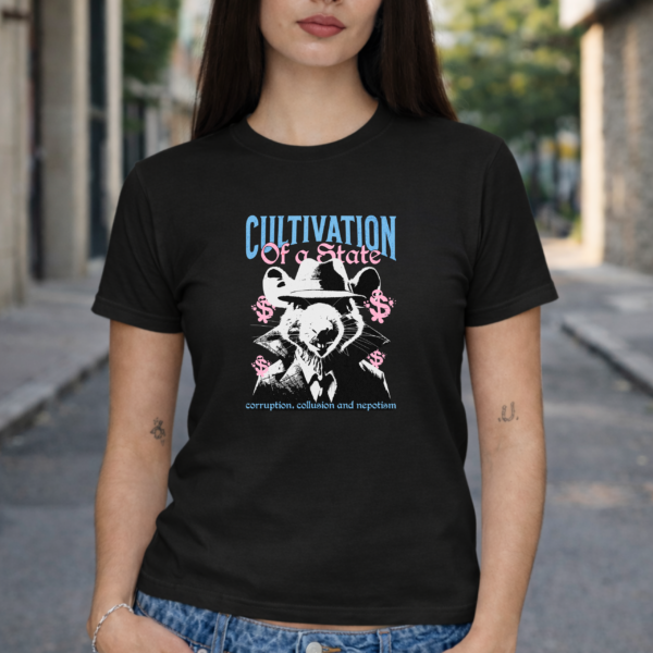 Star Wears Baby Tee Siyah Tasarım 1