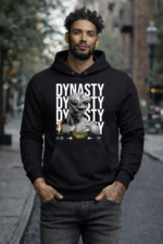 Star Wears Sweatshirt Siyah Tasarım 2