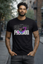 Star Wears Regular Siyah Tişört Tasarım 18